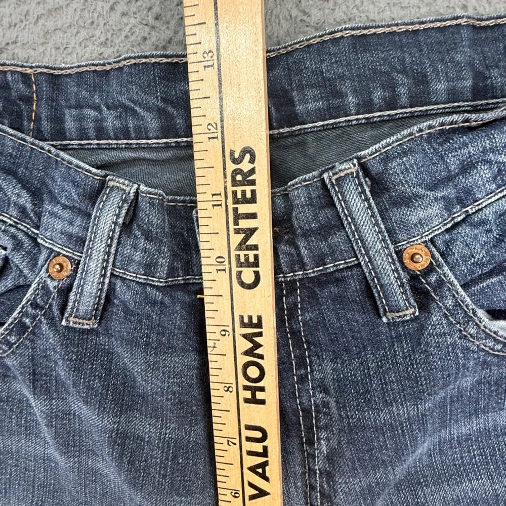 Levi's 505 Jeans Mens 34x30 Blue Regular Fit Straight Leg Stretch Denim